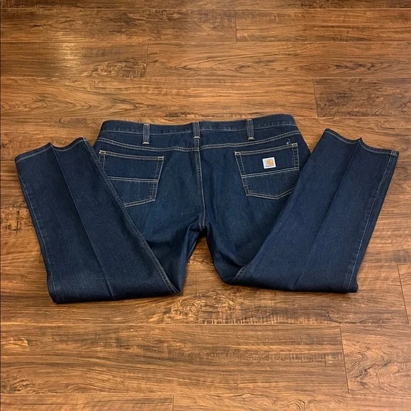 Carhartt Men’s Straight Fit Dark Blue Jeans, Sz. 42x30. - Picture 11 of 11